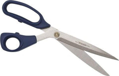 Heritage Cutlery - 5-1/2" LOC, 12" OAL Stainless Steel Heavy Duty Shears - Ambidextrous, Plastic Bent Handle, For General Purpose Use - Caliber Tooling