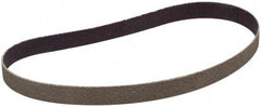 3M - 1/2" Wide x 24" OAL, 45 Trizact Grit, Aluminum Oxide Abrasive Belt - Aluminum Oxide, Extra Fine, Coated, X Weighted Cloth Backing, Series 237AA - Caliber Tooling