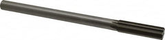 Interstate - 16.5mm High Speed Steel 8 Flute Chucking Reamer - Straight Flute, Straight Shank, 2-1/4" Flute Length, 9" OAL - Caliber Tooling