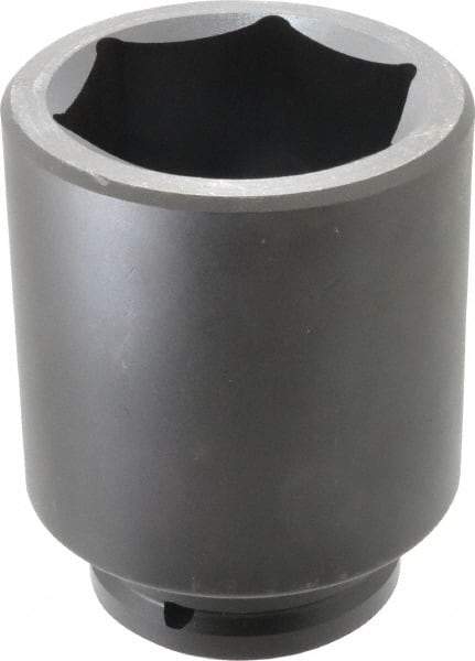 Proto - 1-1/2" Drive 3-1/2" Deep Impact Socket - 6 Points, 6-1/2" OAL - Caliber Tooling