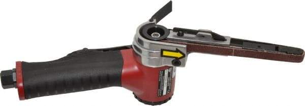 Chicago Pneumatic - 3/8 Inch, 20,000 RPM Air Belt Sander - 1/4 Inch Inlet, 13.35 CFM Air Consumption - Caliber Tooling