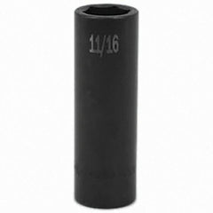 SK - Impact Socket - 1/2"DR 11/16" DEEP IMPACT SOCKET - Caliber Tooling