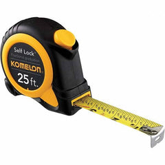 Komelon - 25' x 1" Yellow Blade Tape Measure - Caliber Tooling