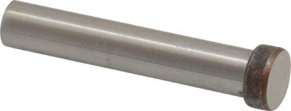 Dayton Lamina - 1/2" Head Diam, 3/8" Shank Diam, Basic Head, A2 Grade Tool Steel, Solid Mold Die Blank & Punch - 3/16" Head Height, 2-1/4" OAL, Blank Punch, Regular (KPB) Series - Caliber Tooling