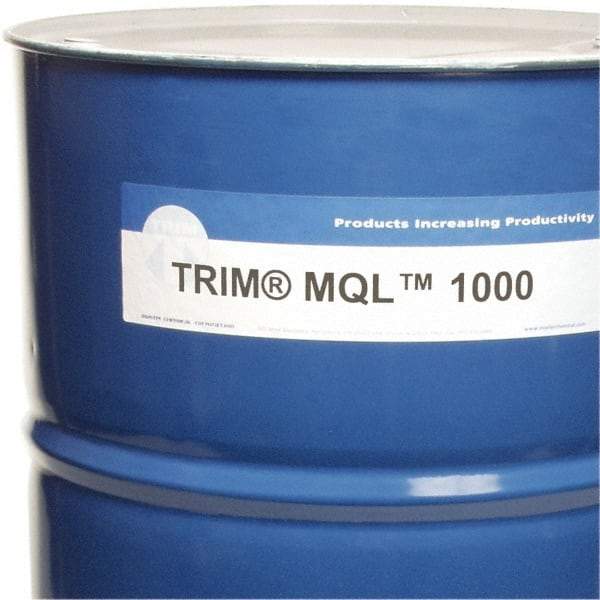 Master Fluid Solutions - Trim MQL 1000, 54 Gal Drum Cutting Fluid - Straight Oil, For Drilling, Milling, Reaming, Sawing, Tapping - Caliber Tooling