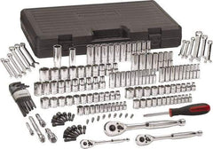 GearWrench - 165 Piece 1/4, 3/8 & 1/2" Drive Mechanic's Tool Set - Comes in Blow Molded Case - Caliber Tooling