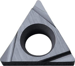 Kyocera - TCGT21.50.5 Grade TN60 Cermet Turning Insert - Uncoated, 60° Triangle, 1/4" Inscr Circle, 3/32" Thick, 0.008" Corner Radius - Caliber Tooling