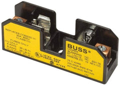 Cooper Bussmann - 1 Pole, 10 to 14 AWG, 480 VAC/VDC, 20 Amp, DIN Rail Mount Fuse Block - 3 Inch Long x 0.86 Inch Wide x 1.22 Inch High Block - Caliber Tooling