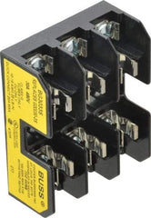 Cooper Bussmann - 3 Pole, 10 to 14 AWG, 480 VAC/VDC, 30 Amp, DIN Rail Mount Fuse Block - 3 Inch Long x 2.38 Inch Wide x 1.22 Inch High Block - Caliber Tooling