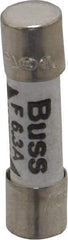 Cooper Bussmann - 250 VAC, 32 VDC, 6.3 Amp, Fast-Acting Miniature Ceramic Fuse - 20mm OAL, 5mm Diam - Caliber Tooling