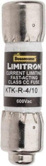 Cooper Bussmann - 600 VAC, 0.4 Amp, Fast-Acting General Purpose Fuse - Fuse Holder Mount, 1-1/2" OAL, 200 at AC (RMS) kA Rating, 13/32" Diam - Caliber Tooling