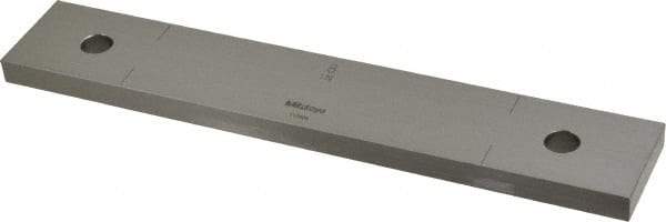 Mitutoyo - 8" Rectangular Steel Gage Block - Accuracy Grade 0, Includes Certificate of Inspection - Caliber Tooling