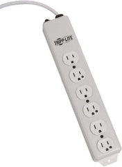 Tripp-Lite - 6 Outlets, 120 VAC15 Amps, 2' Cord, Power Outlet Strip - Keyhole, Tab Mount, 5-15 NEMA Configuration, 13.7" Strip - Caliber Tooling