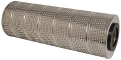 Parker - 6-1/4" OD, 10µ, Resin Cellulose Pleated-Resin Bonded Cartridge Filter - 18" Long - Caliber Tooling