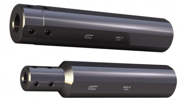 Global CNC Industries - 1" Bore Diam, 2-1/2" Shank Diam, Boring Bar Sleeve - 10" OAL, 4" Bore Depth - Exact Industrial Supply