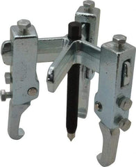 Proto - 8" Spread, 6 Ton Capacity, Puller - 7-1/2" Long, For Bearings, Gears & Pulleys - Caliber Tooling