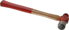 Proto - 3/4 Lb Head Ball Pein Hammer - Wood Handle with Red Laquer Grip, 13" OAL - Caliber Tooling