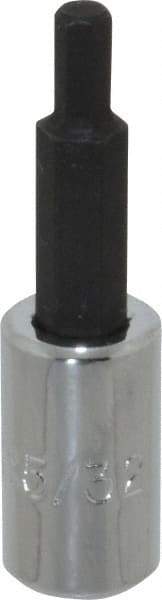 Proto - 1/4" Drive, 5/32" Hex Bit Socket - 1-7/8" OAL, 1" Bit Length - Caliber Tooling