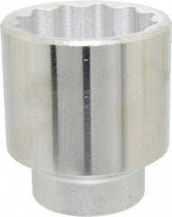 Proto - 2-1/8", 3/4" Drive, Standard Hand Socket - 12 Points, 3-9/32" OAL, Chrome Finish - Caliber Tooling