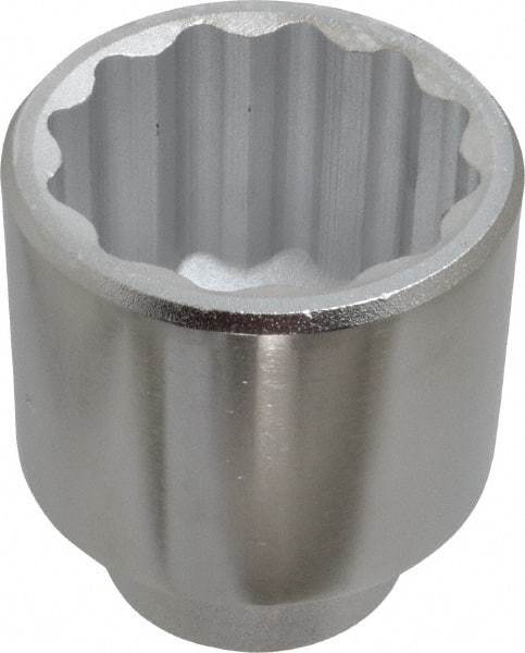 Proto - 2-1/4", 3/4" Drive, Standard Hand Socket - 12 Points, 3-13/32" OAL, Chrome Finish - Caliber Tooling