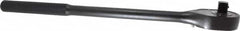 Proto - 3/4" Drive Pear Head Standard Ratchet - Black Oxide Finish, 20" OAL, 24 Gear Teeth, Standard Knurled Handle, Standard Head - Caliber Tooling