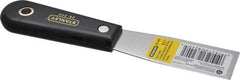 Stanley - 1-1/4" Wide Steel Putty Knife - Flexible, Nylon Handle, 7-1/2" OAL - Caliber Tooling