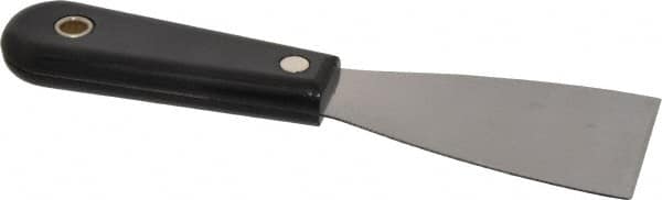 Stanley - 2" Wide Steel Putty Knife - Stiff, Nylon Handle, 7-1/2" OAL - Caliber Tooling