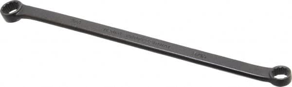 Proto - 5/16" x 3/8" 12 Point Offset Box Wrench - Double End, 6-15/16" OAL, Steel, Black Finish, 15° Offset - Caliber Tooling