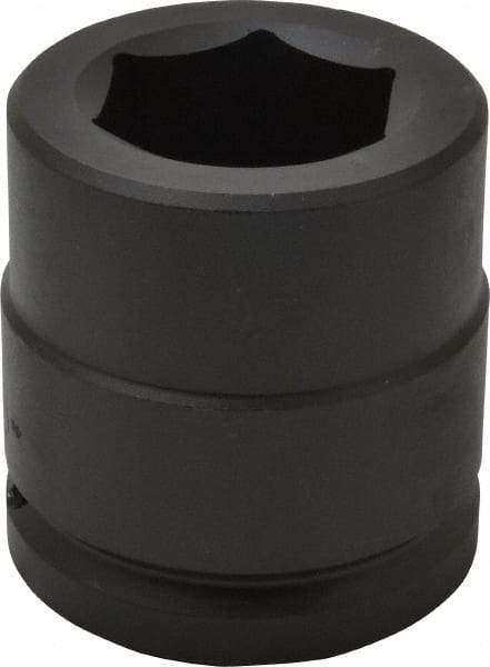 Proto - 1-1/2" Drive 1-13/16" Standard Impact Socket - 6 Points, 3-11/32" OAL - Caliber Tooling