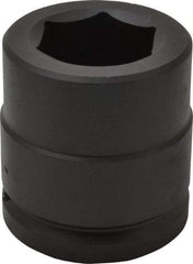 Proto - 1-1/2" Drive 1-13/16" Standard Impact Socket - 6 Points, 3-11/32" OAL - Caliber Tooling