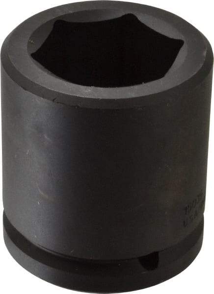 Proto - 1-1/2" Drive 2-3/16" Standard Impact Socket - 6 Points, 3-5/8" OAL - Caliber Tooling