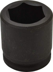 Proto - 1-1/2" Drive 2-1/2" Standard Impact Socket - 6 Points, 4" OAL - Caliber Tooling