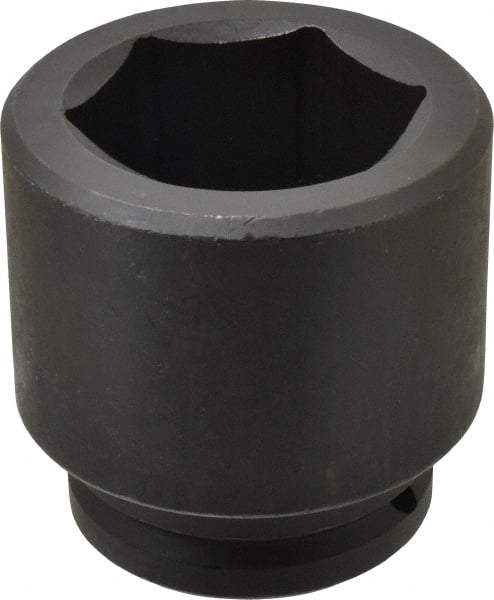 Proto - 1-1/2" Drive 3" Standard Impact Socket - 6 Points, 4-1/2" OAL - Caliber Tooling