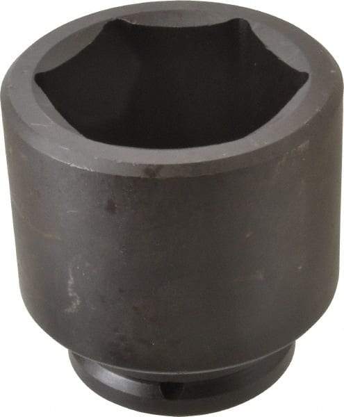 Proto - 1-1/2" Drive 3-1/2" Standard Impact Socket - 6 Points, 4-31/32" OAL - Caliber Tooling