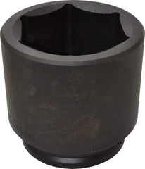 Proto - 1-1/2" Drive 4-1/4" Standard Impact Socket - 6 Points, 5-3/4" OAL - Caliber Tooling