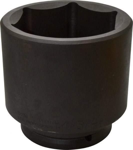 Proto - 1-1/2" Drive 4-3/4" Standard Impact Socket - 6 Points, 6-1/4" OAL - Caliber Tooling