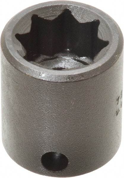 Proto - 3/8" Drive 1/2" Standard Impact Socket - 8 Points, 1-1/16" OAL - Caliber Tooling