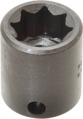 Proto - 3/8" Drive 1/2" Standard Impact Socket - 8 Points, 1-1/16" OAL - Caliber Tooling