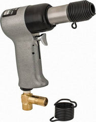 US Airtool - 3/32 & 5/32" Capacity, Air Riveting Hammer - 2-1/4" Long Stroke, 1/4" Inlet - Caliber Tooling