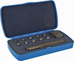 US Airtool - 1/16 to 3/16" Hand Flaring Kit - Adapto Kit for Semi-Tubular Rivets - Caliber Tooling