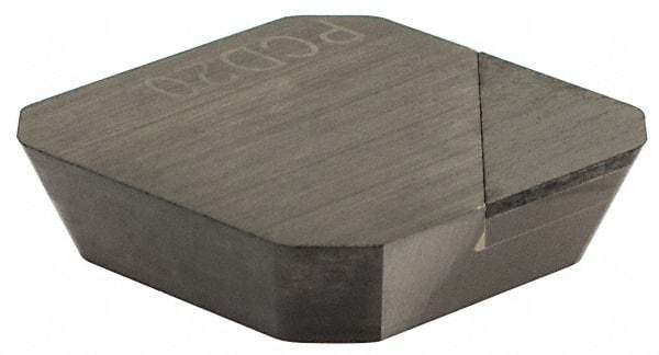 Seco - SEHN1203 Grade PCD20 PCD Milling Insert - Uncoated, 1/8" Thick, 1/2" Inscribed Circle - Caliber Tooling