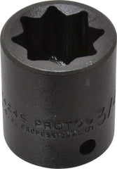 Proto - 1/2" Drive 3/4" Standard Impact Socket - 8 Points, 1-1/2" OAL - Caliber Tooling