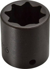 Proto - 1/2" Drive 15/16" Standard Impact Socket - 8 Points, 1-3/4" OAL - Caliber Tooling