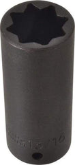 Proto - 1/2" Drive 13/16" Deep Impact Socket - 8 Points, 3-1/4" OAL - Caliber Tooling