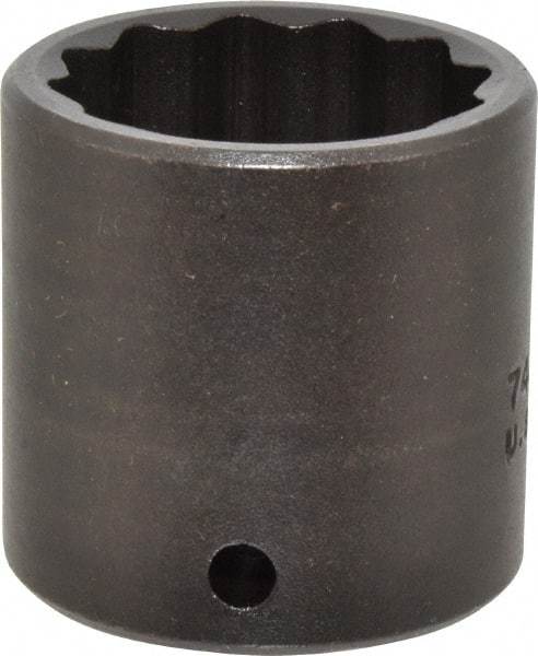 Proto - 1/2" Drive 32mm Standard Impact Socket - 12 Points, 2" OAL - Caliber Tooling