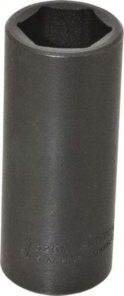 Proto - 1/2" Drive 25mm Deep Impact Socket - 6 Points, 3-1/2" OAL - Caliber Tooling