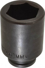 Proto - 3/4" Drive 41mm Deep Impact Socket - 6 Points, 3-1/2" OAL - Caliber Tooling