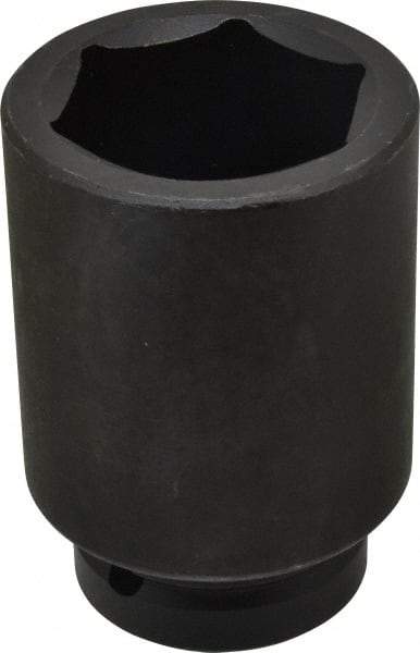 Proto - 1" Drive 2-1/8" Deep Impact Socket - 6 Points, 4-1/2" OAL - Caliber Tooling