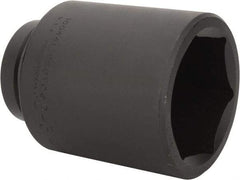 Proto - 1" Drive 2-3/4" Deep Impact Socket - 6 Points, 5" OAL - Caliber Tooling