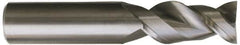 Kennametal - 5/8", 2 Flute, Single End, Solid Carbide, 0.06" Corner Radius End Mill - 3-1/2" OAL, 45° Helix, Right Hand Flute, 1-1/4" LOC, Right Hand Cut - Caliber Tooling